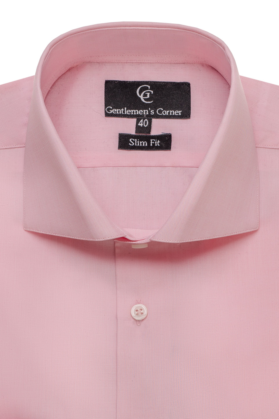 Camasa roz pentru butoni Amalfi - guler